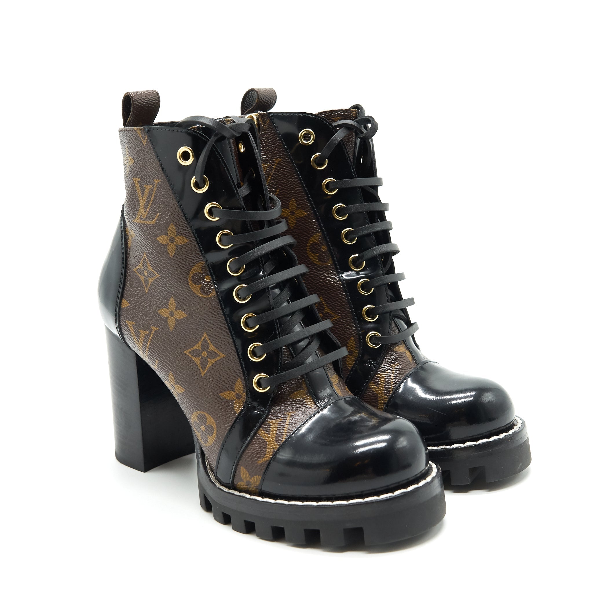 LOUIS VUITTON STAR TRAIL ANKLE BOOT CACAO