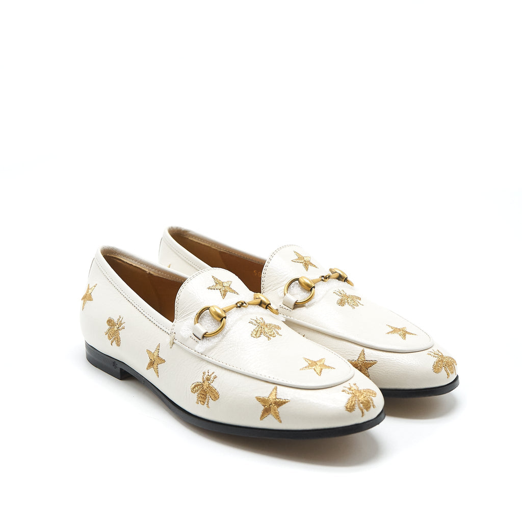GUCCI PRINTED LOAFER WHITE