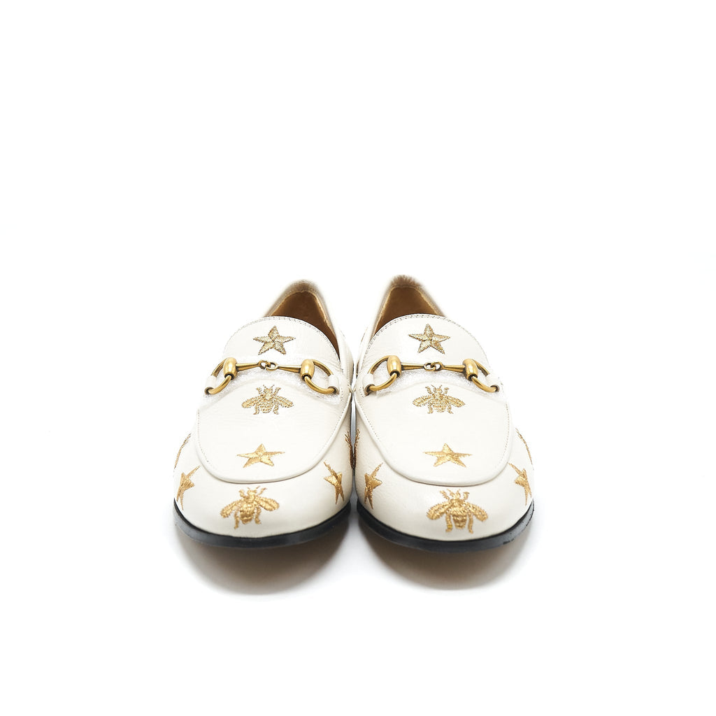 GUCCI PRINTED LOAFER WHITE