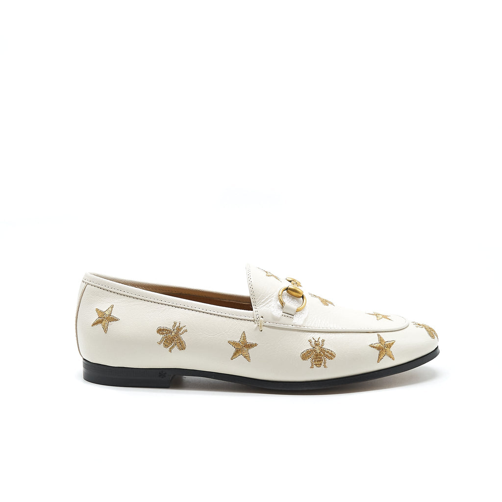 GUCCI PRINTED LOAFER WHITE