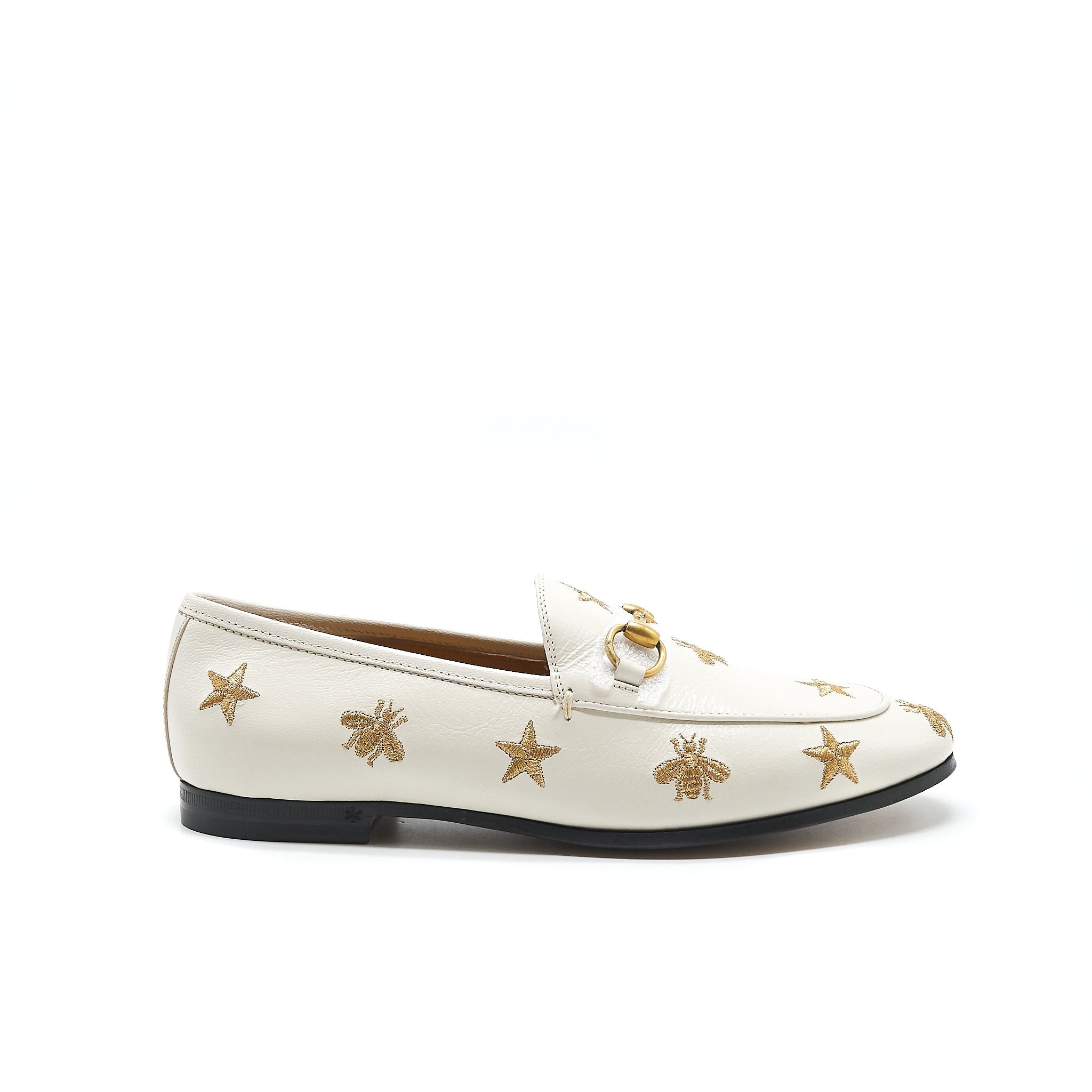 GUCCI PRINTED LOAFER WHITE