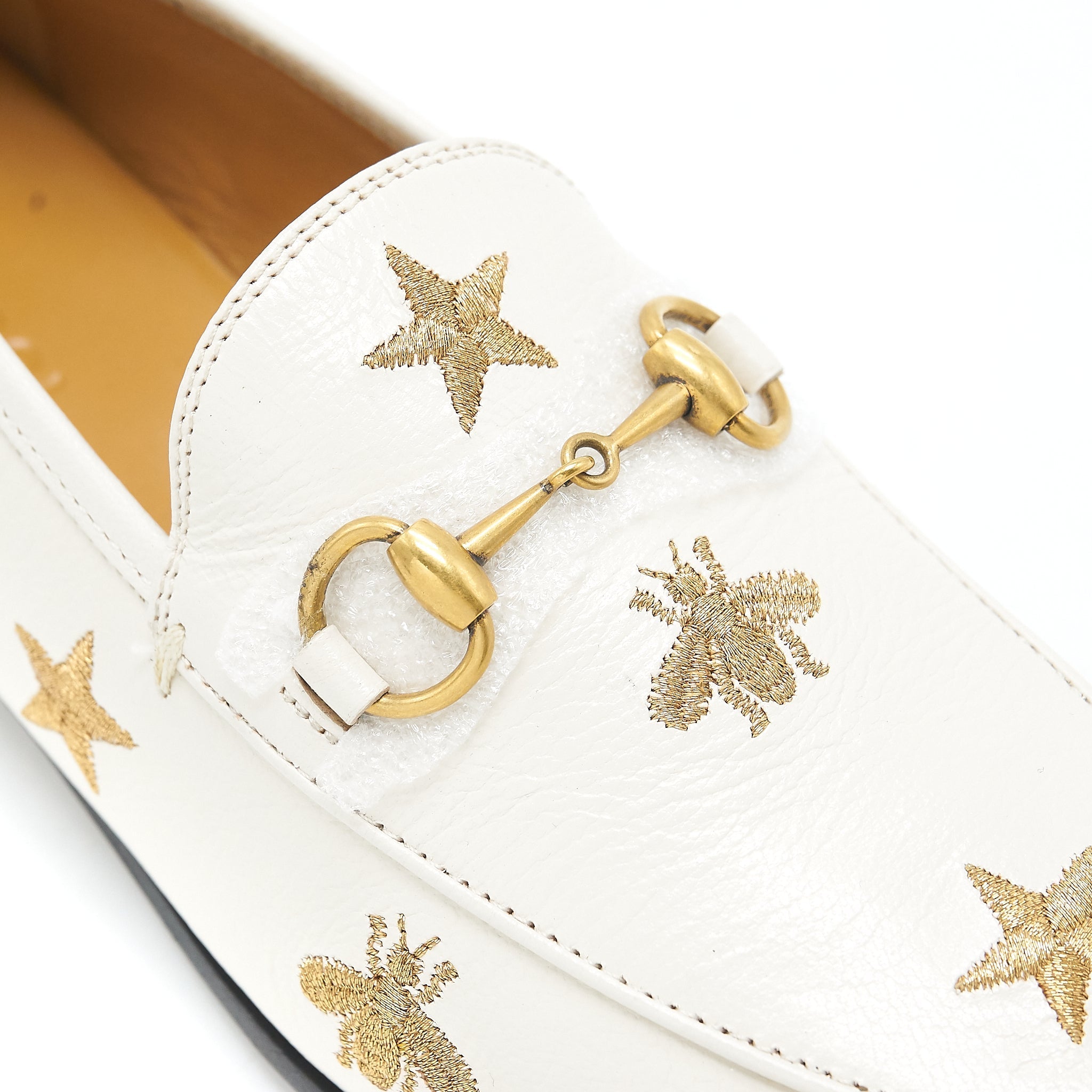 GUCCI PRINTED LOAFER WHITE