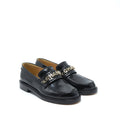 CHANEL LOAFER PATENT LEATHER BLACK LGHW