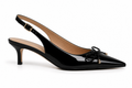 Roziera Black Bow Eric Kitten Heel