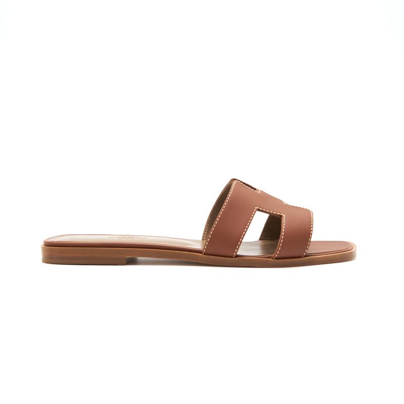HERMES ORAN SANDAL GOLD