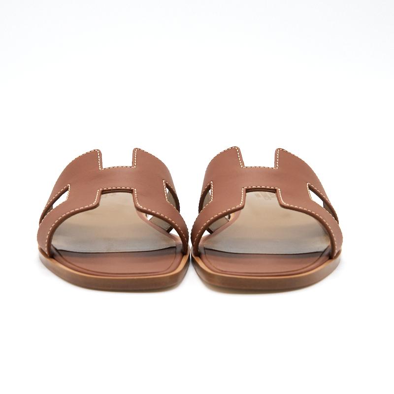 HERMES ORAN SANDAL GOLD