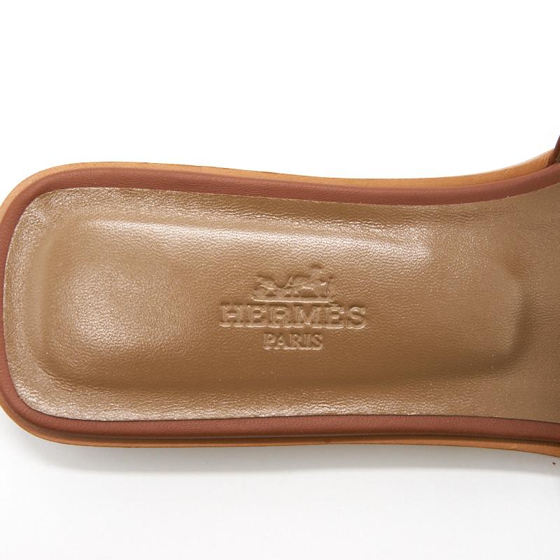 HERMES ORAN SANDAL GOLD