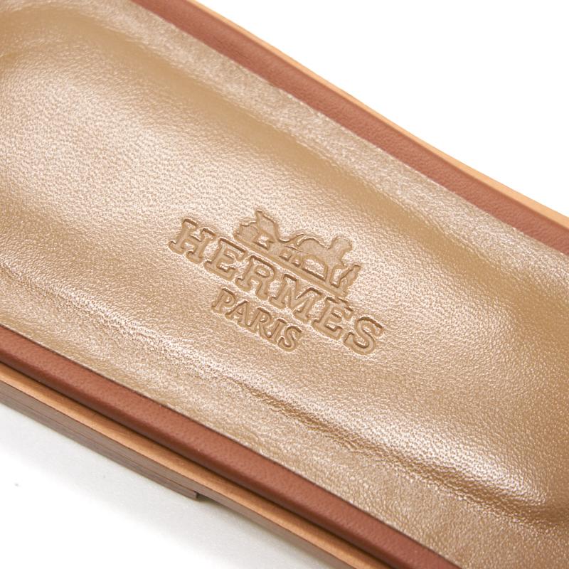 HERMES ORAN SANDAL GOLD