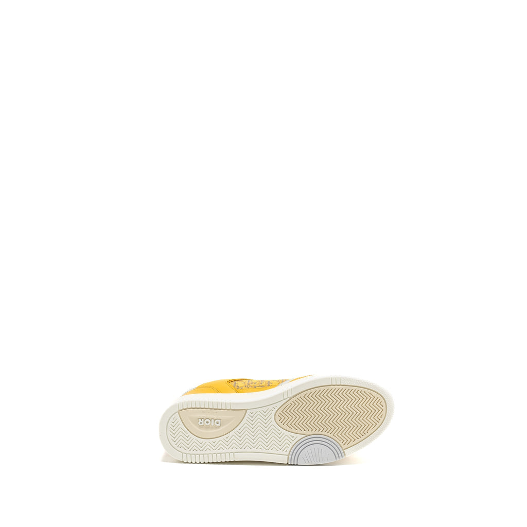 DIOR HOMME B27 LOW-TOP SNEAKERS LEATHER YELLOW/MULTICOLOUR