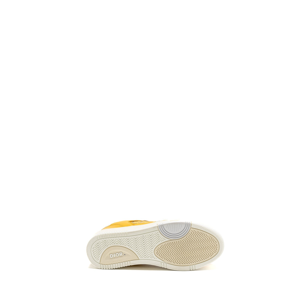 DIOR HOMME B27 LOW-TOP SNEAKERS LEATHER YELLOW/MULTICOLOUR