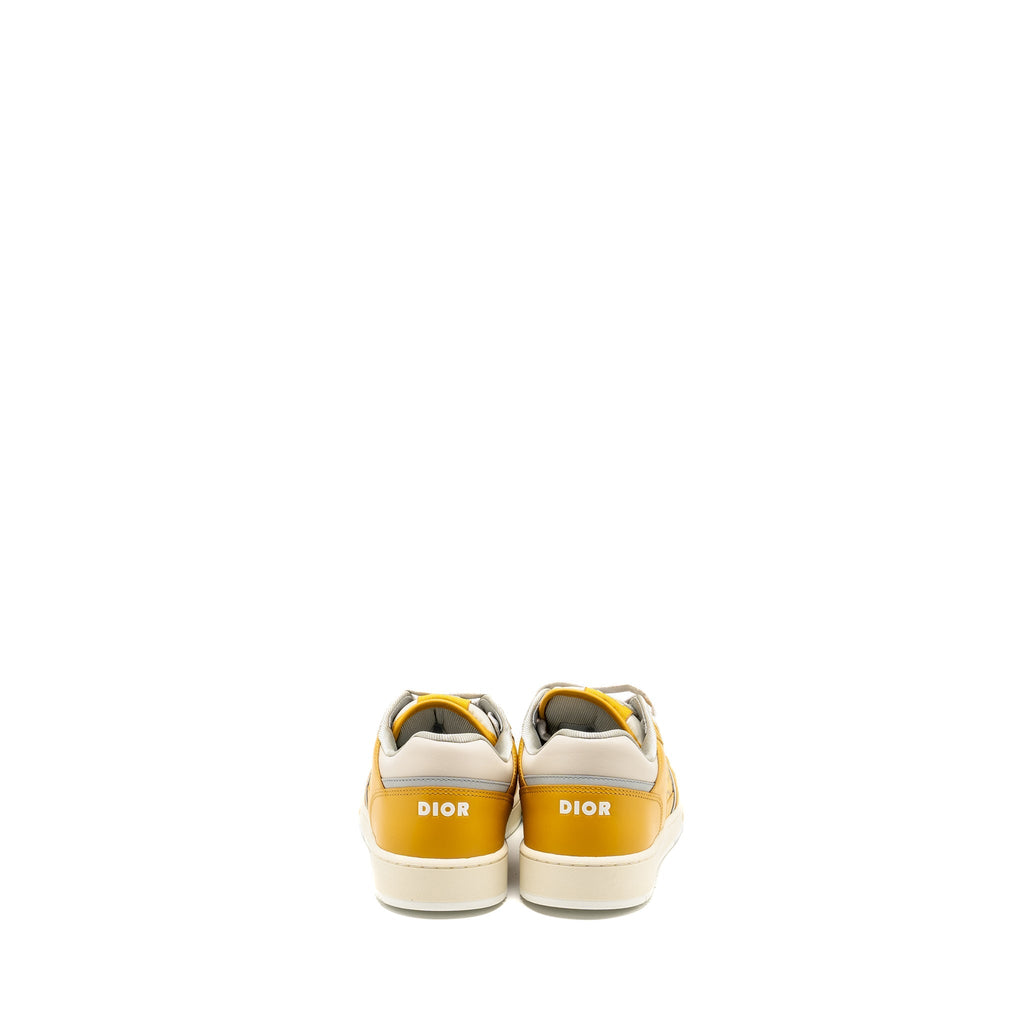 DIOR HOMME B27 LOW-TOP SNEAKERS LEATHER YELLOW/MULTICOLOUR