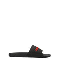 Balenciaga 'Sporty Pool' Slides - Black with Red Logo