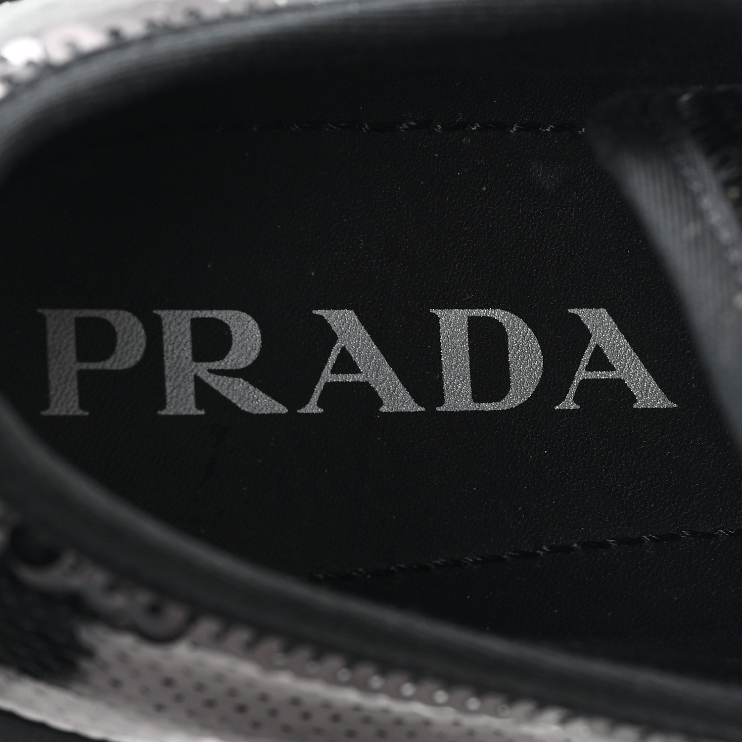 PRADA RE-NYLON GABARDINE TRIANGLE LOGO DOUBLE WHEEL SNEAKERS BLACK