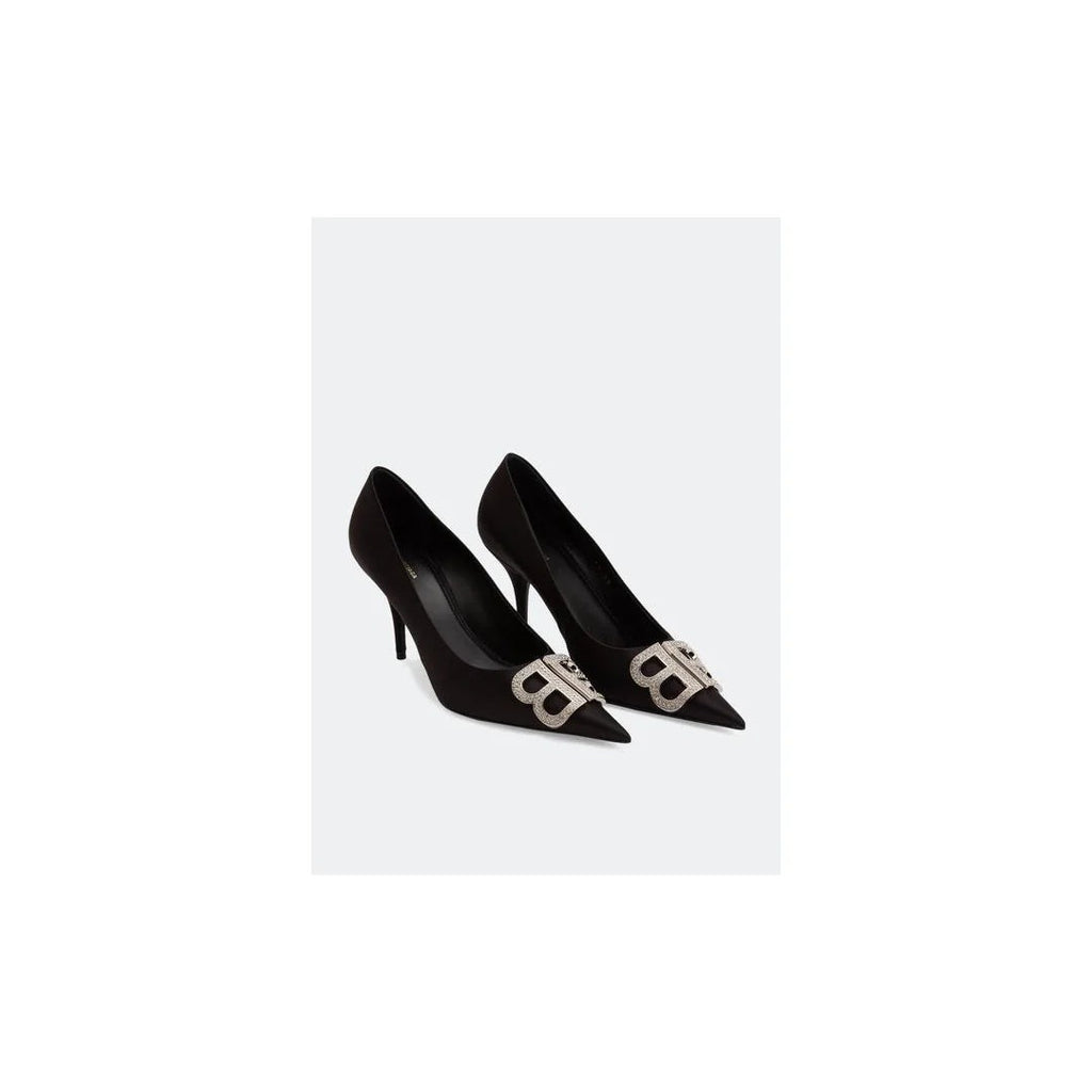 Balenciaga BB Square Knife Pointed Toe Pump - Black