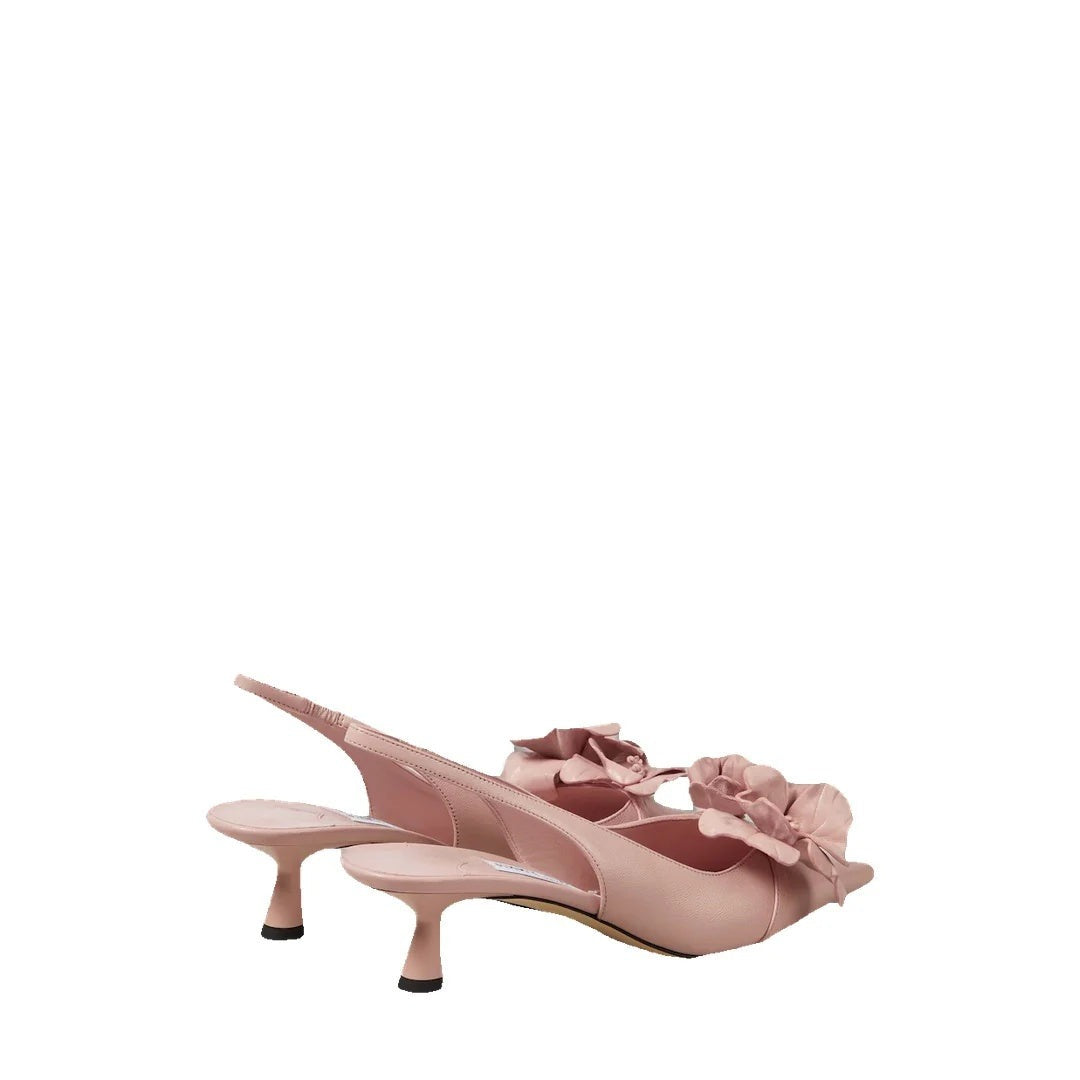 Jimmy Choo 85mm Amita Sling-Back Pumps - Pink