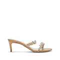 René Caovilla Eva Lilac Mule 80 - Nude/Beige