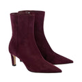 Jimmy Choo Eliot 45 Suede Ankle Boots Chocolate - Burgundy