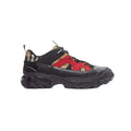 Burberry Leather Nylon Arthur Sneakers - Black/Red/Check