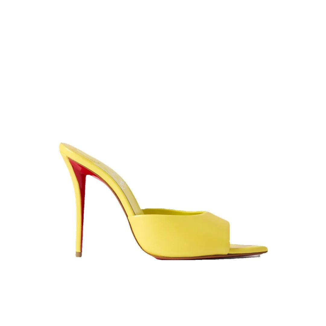 Christian Louboutin Miss Z 100 Leather Pump - Yellow