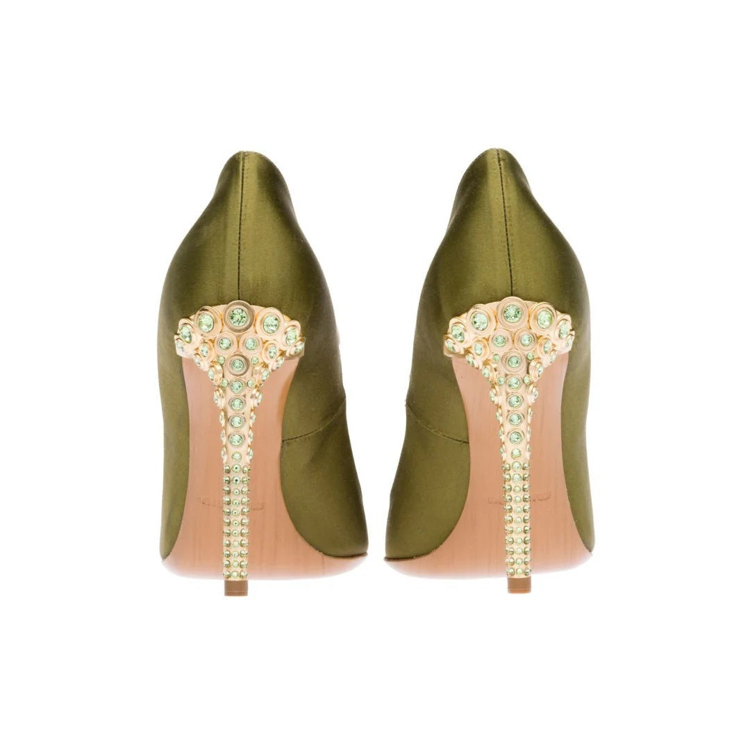 Miu Miu Pump Crimson - Olive Green