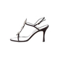 Manolo Blahnik Cigaurasli Bow-Embellished Slingback Sandals - Black