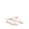 René Caovilla Flat Sandal - Pink with bow