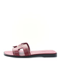 Hermès Hermes Box Calfskin Oran Sandal Rouge Tomette - Burgundy