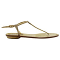 René Caovilla Thong Sandal Lambskin - Gold