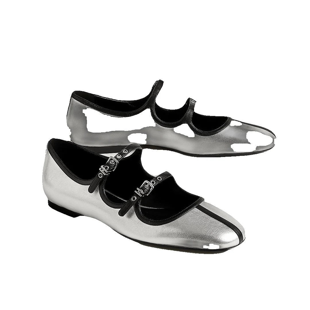 Hermès Light Ballet Flat - Silver