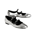 Hermès Manta Ballet Flat - Silver