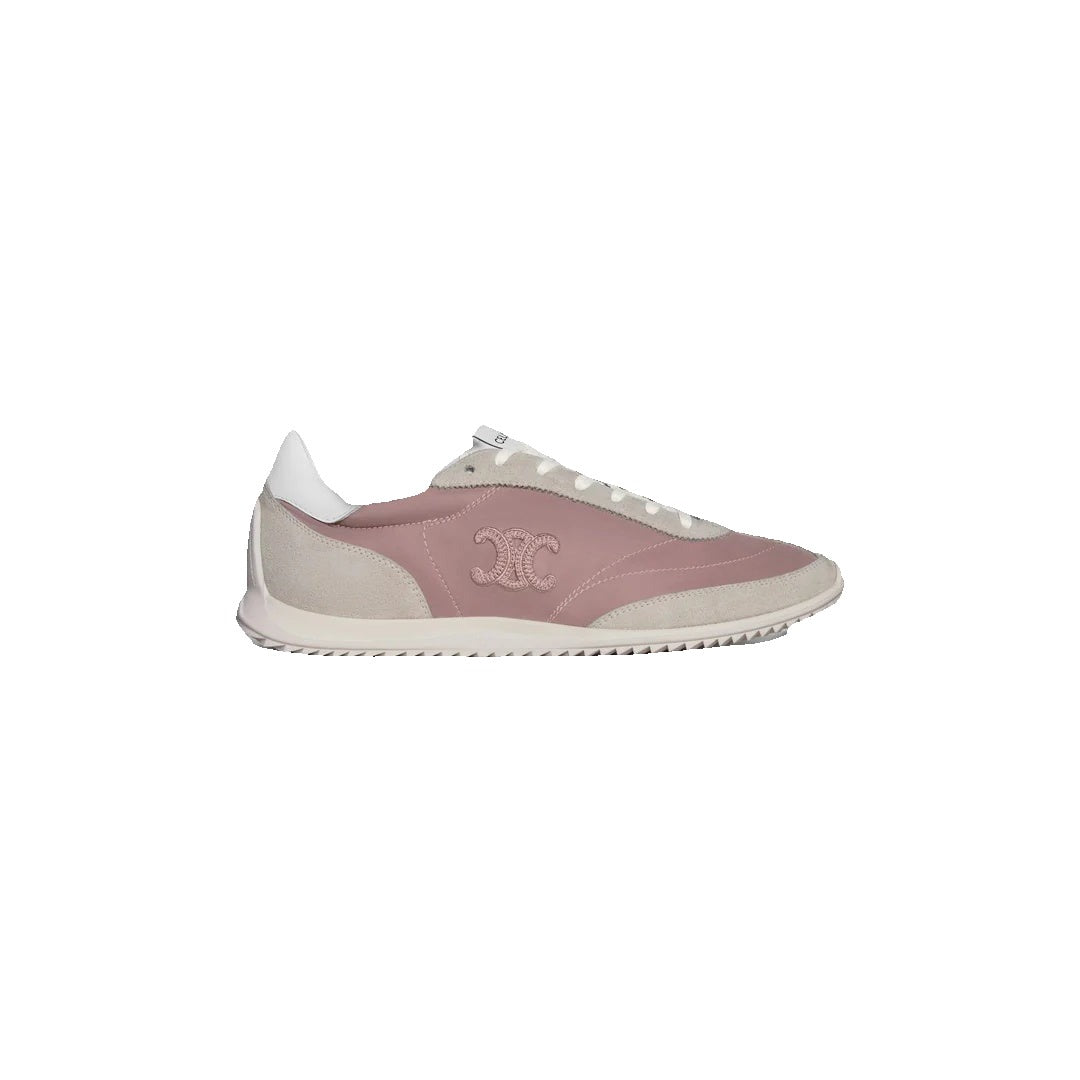 Celine Racer Nylon Suede Sneaker - Pink