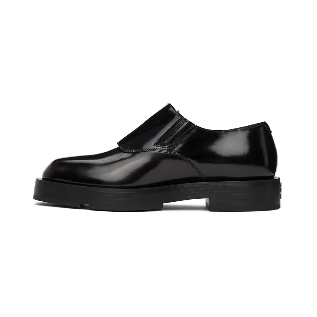 Givenchy Squared Leather Loafers - Black (different model - derby/dress shoe, not loafer)