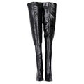 Saint Laurent Linda 100mm Pointed-Toe Boots - Black