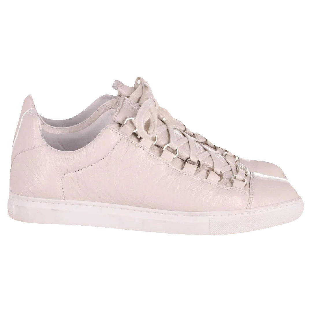 Balenciaga Arena Paris Low Top Sneakers - White