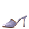 BOTTEGA VENETA LAMBSKIN STRETCH MULE SANDALS PINK