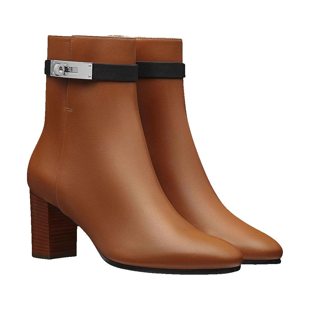 Hermès Saint Germain Ankle Boot Beige - Brown/Tan