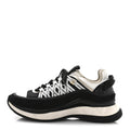 CHANEL FABRIC SUEDE CALFSKIN CC SNEAKERS PINK BEIGE PINK & BLACK & WHITE