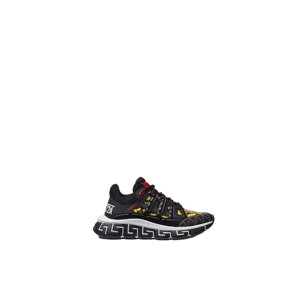 Versace Trigreca Sneakers - Black/Yellow