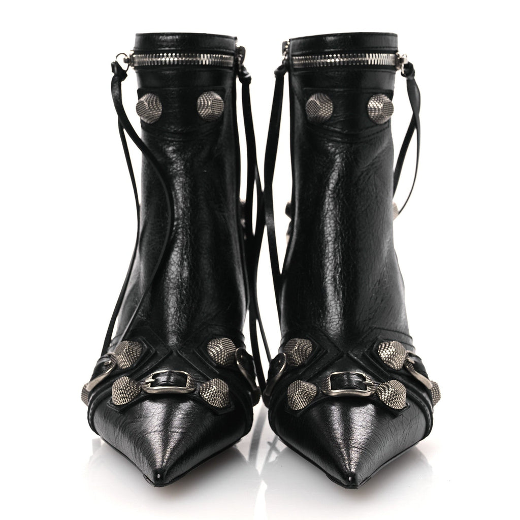 BALENCIAGA CAGOLE ARENA ANKLE BOOTS BLACK