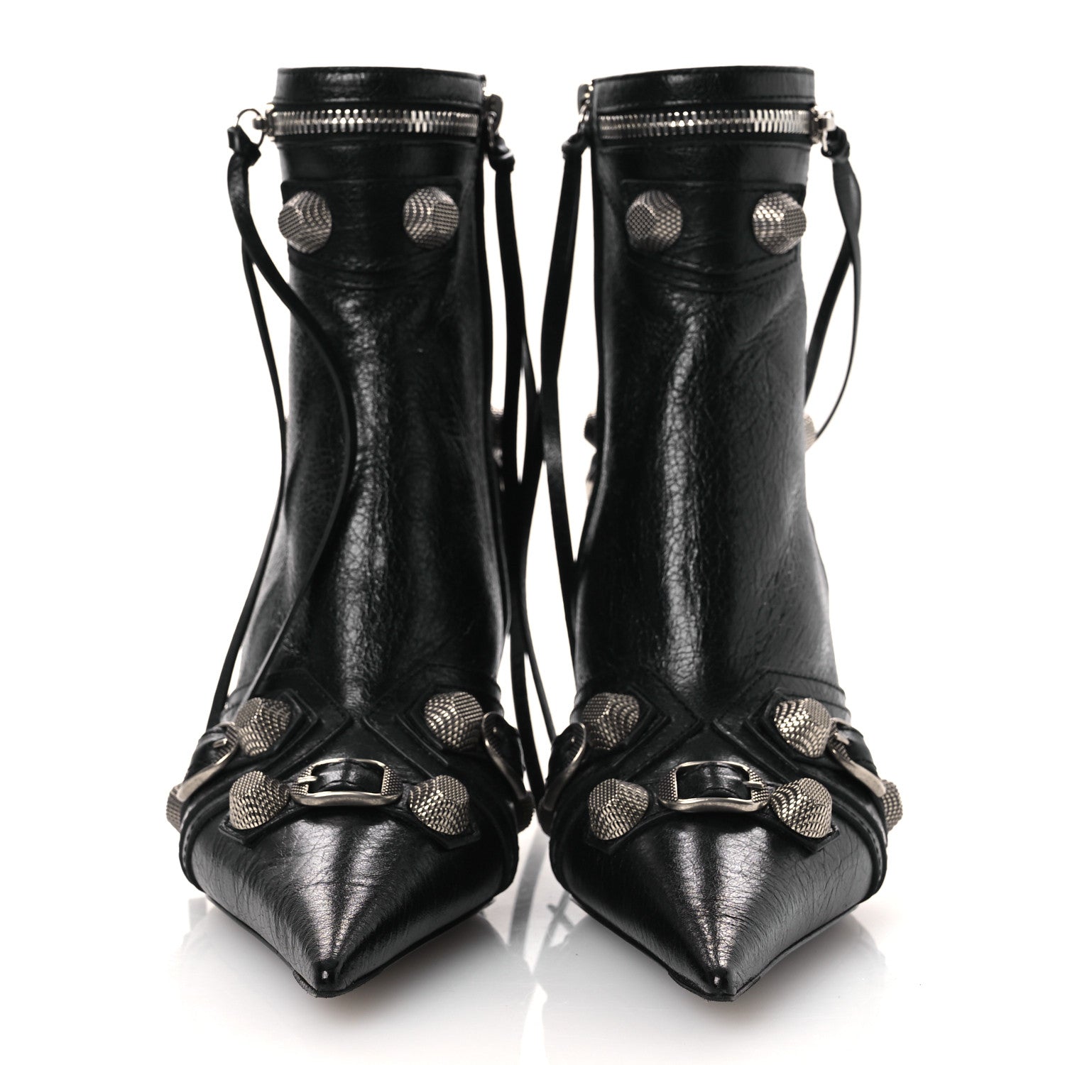 BALENCIAGA CAGOLE ARENA ANKLE BOOTS BLACK