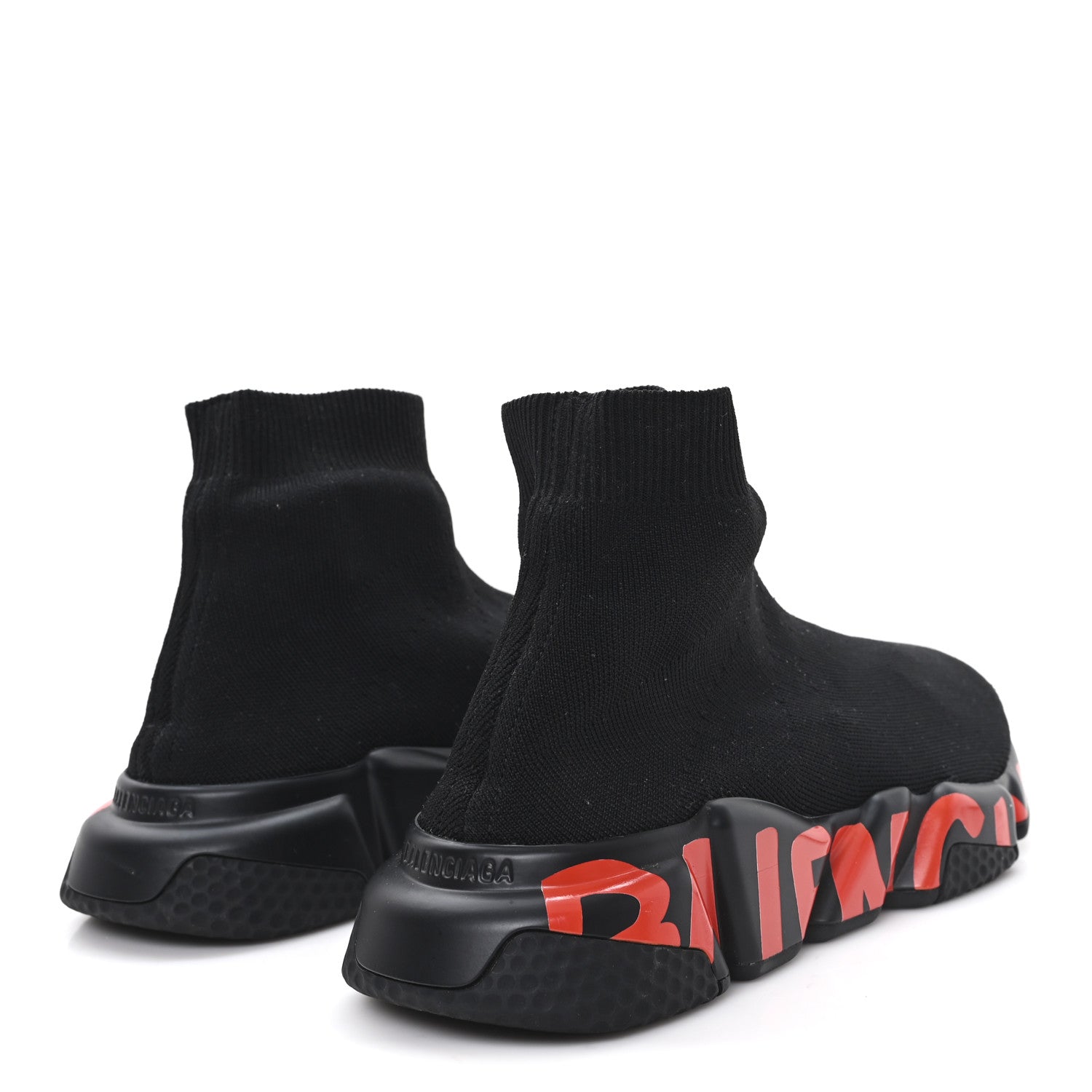 BALENCIAGA SPEED . GRAFFITI SNEAKERS BLACK