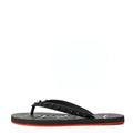 Christian Louboutin Loubi Donna Spike Flip Flops - Black/Red