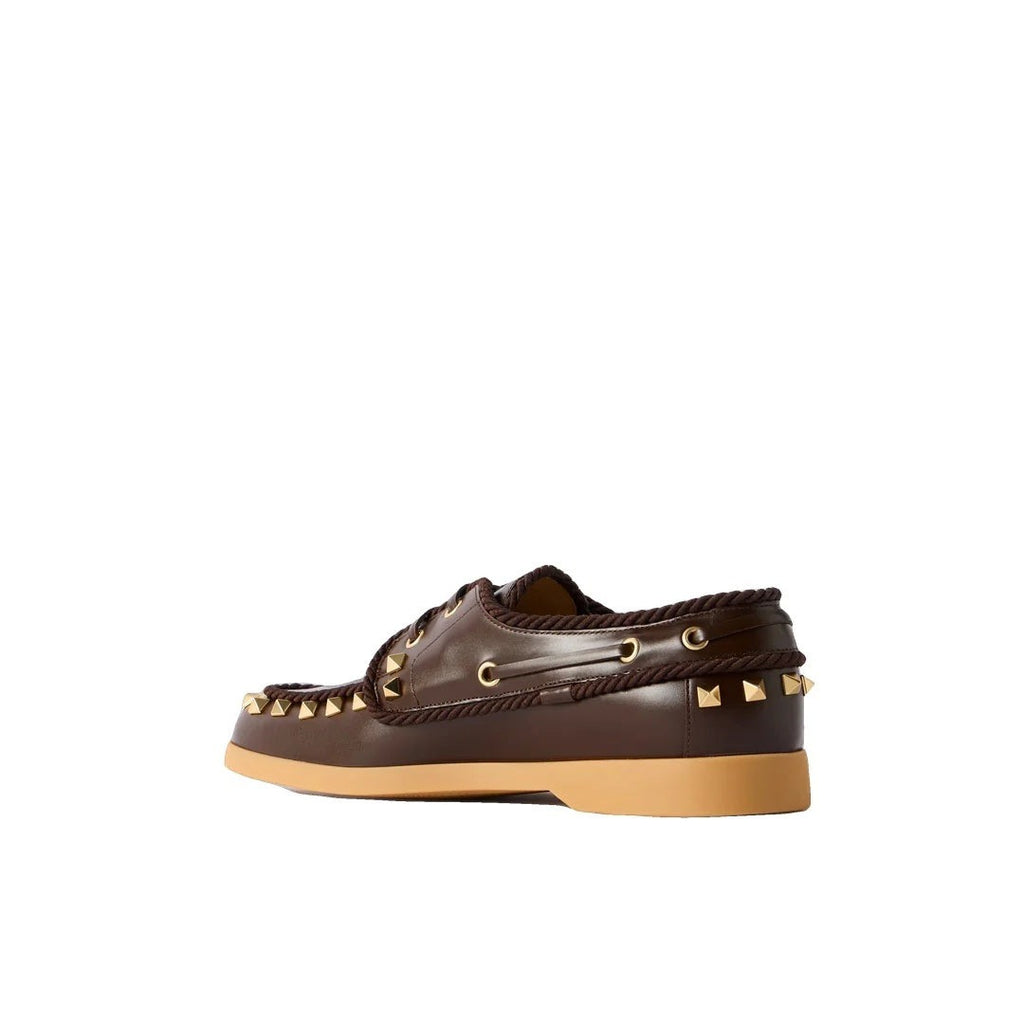 Valentino Garavani Palm Avenue Loafers - Brown