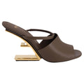 Fendi Sandals Calfskin Leather - Taupe