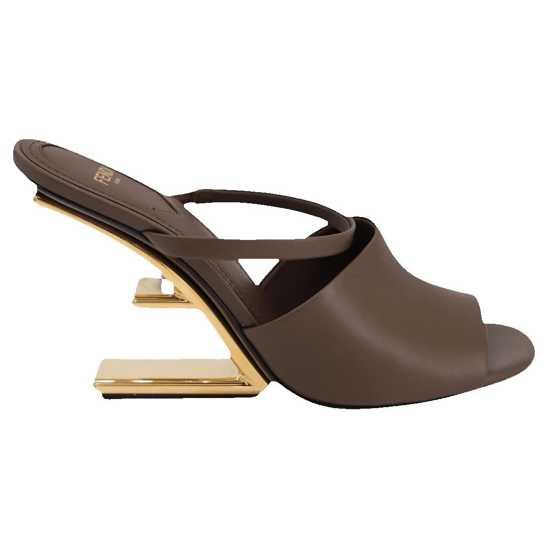 Fendi Sandals Calfskin Leather - Taupe