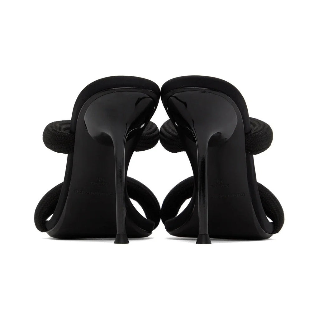 Alexander Wang Julie Padded Heeled Sandal - Black
