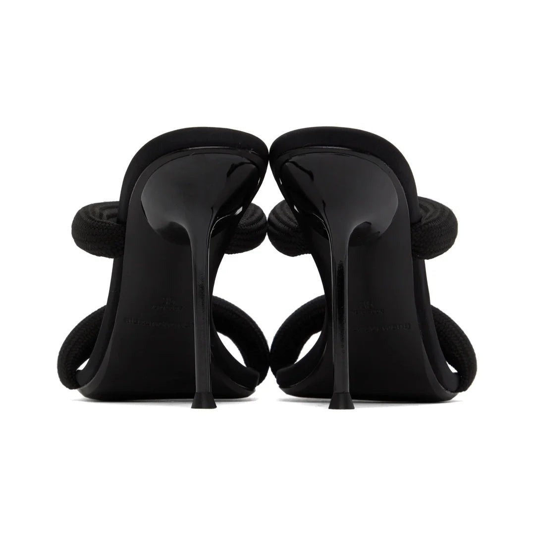 Alexander Wang Julie Padded Heeled Sandal - Black