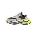 Balenciaga Triple S 2 Sports Shoes - Grey/Neon Yellow
