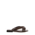 Bottega Veneta Flip Flops And Clogs Riva Leather/Chamomile - Brown