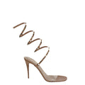 Valentino Garavani Studdy Kidskin Sandal 100mm - Nude/Beige